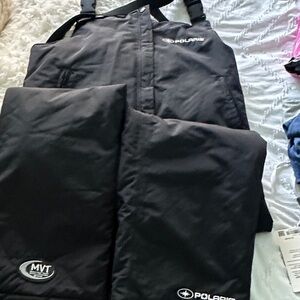 Polaris Black Men's snow bib